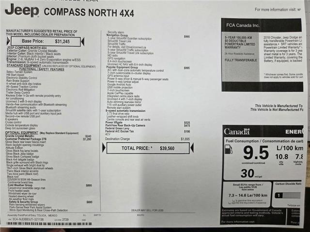 2018 Jeep Compass North (Stk: 321138) in Belmont - Image 2 of 24