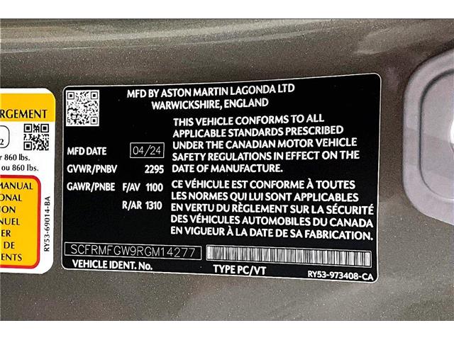 2024 Aston Martin DB12 V8 Volante (Stk: C0312) in Richmond - Image 18 of 30