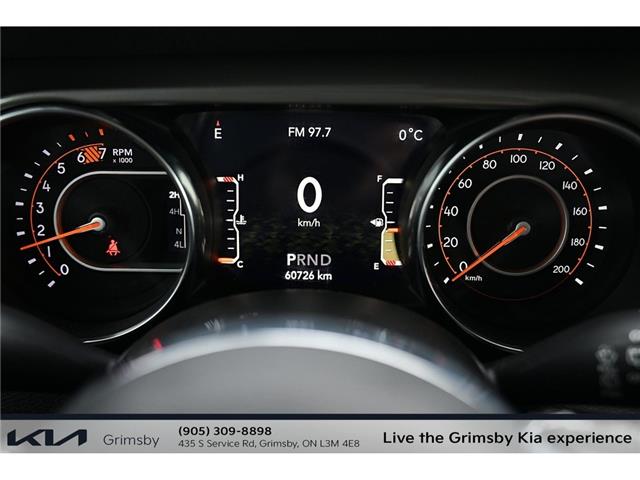 2021 Jeep Wrangler Unlimited Sahara 4x4 | CLEAN CAR FAX | FREEDOM TOP (Stk: U3038) in Grimsby - Image 17 of 19