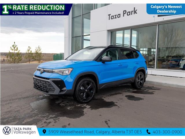 2026 Volkswagen Taos Comfortline Black Edition (Stk: TT-063) in Calgary - Image 1 of 25