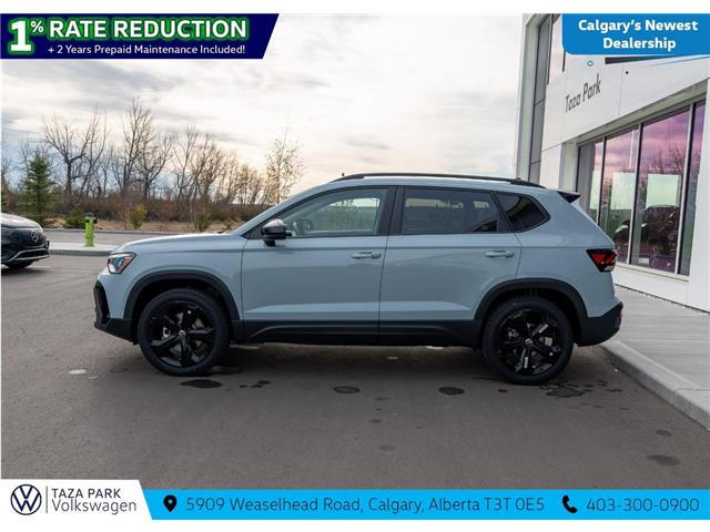 2026 Volkswagen Taos Comfortline Black Edition (Stk: TT-009) in Calgary - Image 8 of 25