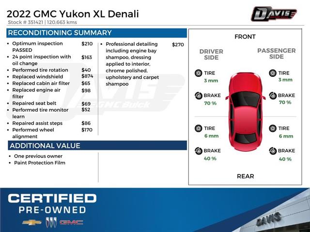 2022 GMC Yukon XL Denali (Stk: 351421) in Medicine Hat - Image 16 of 16