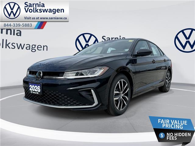 2026 Volkswagen Jetta Comfortline (Stk: V2613) in Sarnia - Image 1 of 24