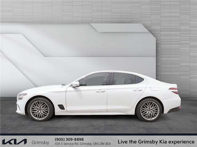 2022 Genesis G70 2.0T Advanced AWD | NAVI | PANO ROOF | RED LEATHER (Stk: U3123) in Grimsby - Image 3 of 19