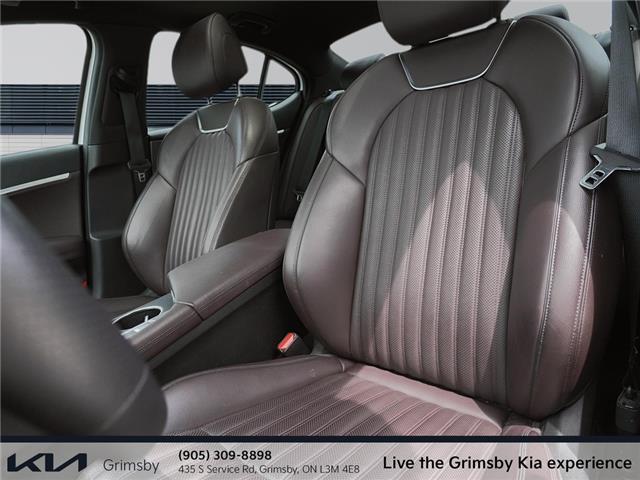 2022 Genesis G70 2.0T Advanced AWD | NAVI | PANO ROOF | RED LEATHER (Stk: U3123) in Grimsby - Image 12 of 19