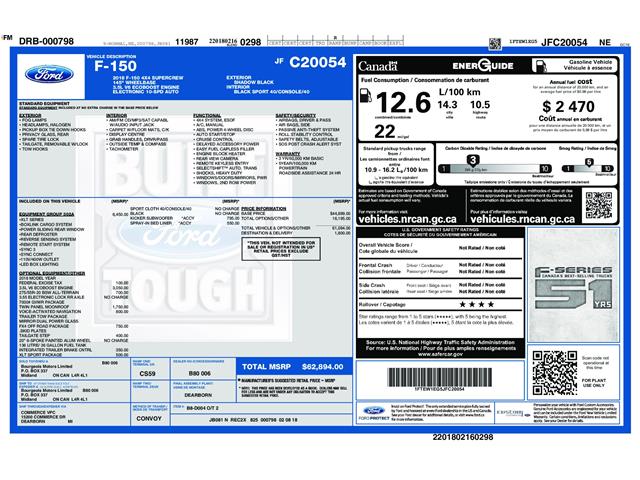 2018 Ford F-150 XLT (Stk: 14668) in Sudbury - Image 8 of 9