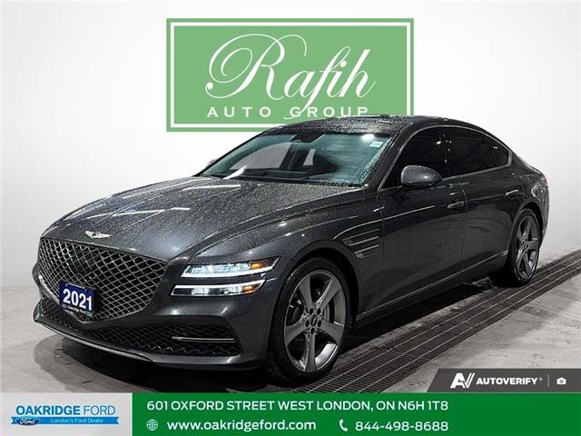 2021 Genesis G80 3.5T Prestige (Stk: U16549) in London - Image 1 of 29