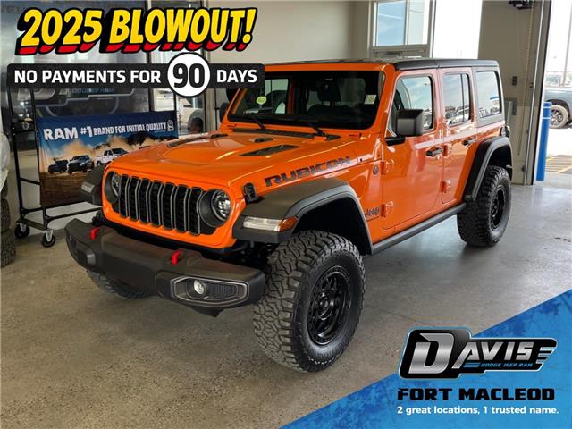 2025 Jeep Wrangler Rubicon (Stk: 30053) in Fort Macleod - Image 1 of 28
