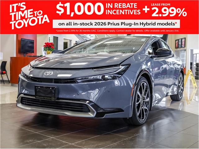 2026 Toyota Prius Plug-In Hybrid XSE (Stk: T9657) in Welland - Image 1 of 17