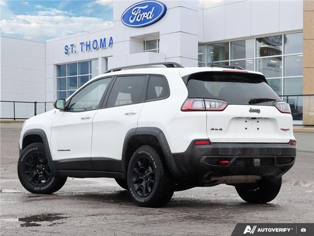 2022 Jeep Cherokee Trailhawk (Stk: 51312A) in St. Thomas - Image 4 of 27