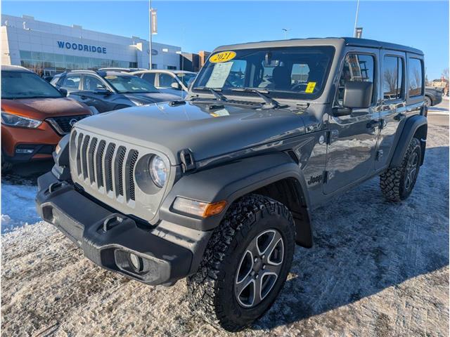 2021 Jeep Wrangler Unlimited Sport (Stk: 19351) in Calgary - Image 1 of 25