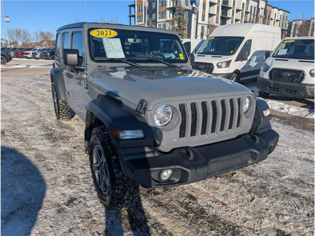 2021 Jeep Wrangler Unlimited Sport (Stk: 19351) in Calgary - Image 8 of 25