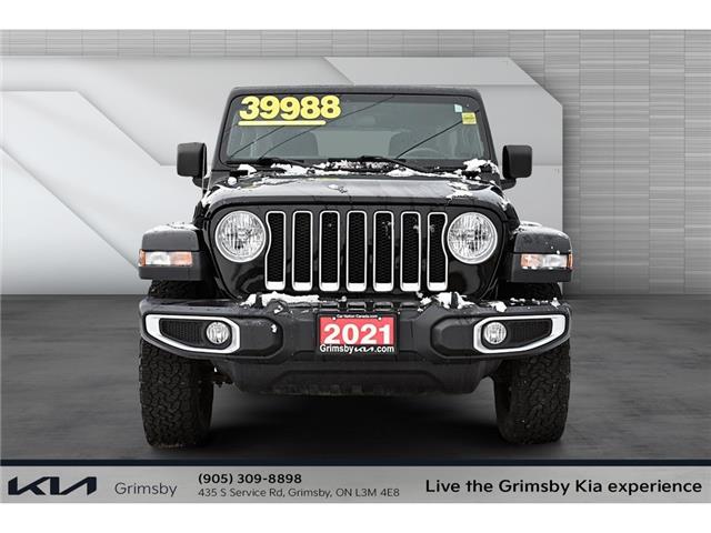 2021 Jeep Wrangler Unlimited Sahara 4x4 | CLEAN CAR FAX | FREEDOM TOP (Stk: U3038) in Grimsby - Image 2 of 19