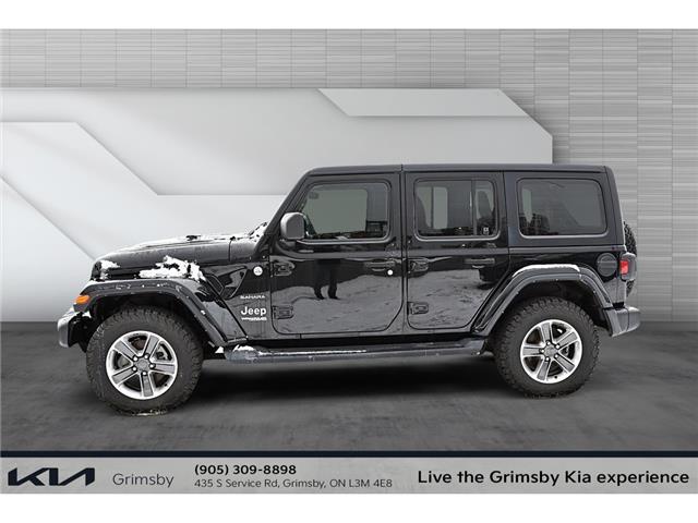 2021 Jeep Wrangler Unlimited Sahara 4x4 | CLEAN CAR FAX | FREEDOM TOP (Stk: U3038) in Grimsby - Image 3 of 19