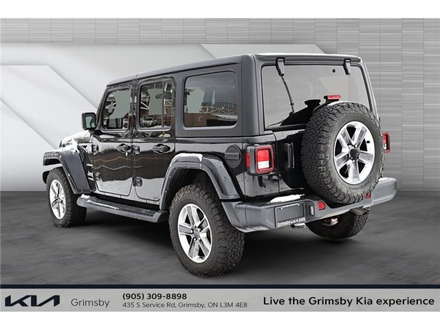 2021 Jeep Wrangler Unlimited Sahara 4x4 | CLEAN CAR FAX | FREEDOM TOP (Stk: U3038) in Grimsby - Image 4 of 19