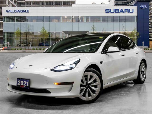 2021 Tesla Model 3 Standard Range Plus RWD >>Low mileage<< (Stk: 250518A) in North York, - Image 1 of 25