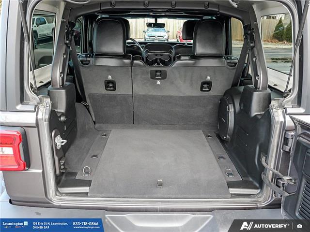 2020 Jeep Wrangler Unlimited Sahara (Stk: 25384A) in Leamington - Image 29 of 32