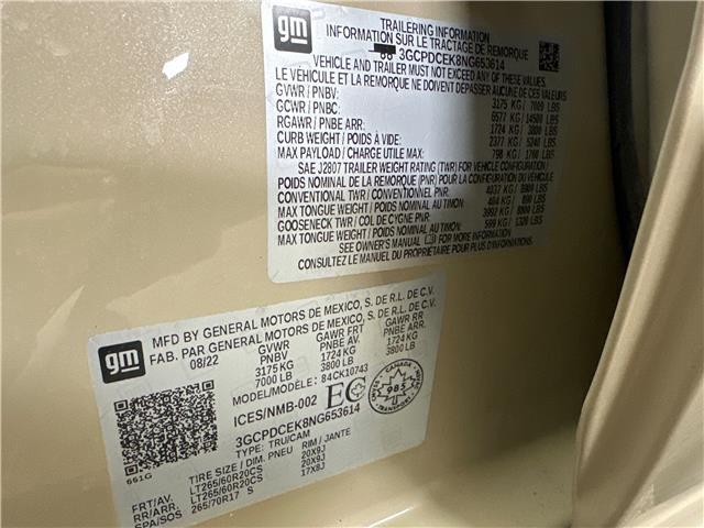 2022 Chevrolet Silverado 1500 Custom Trail Boss (Stk: 43368J) in Belleville - Image 24 of 25