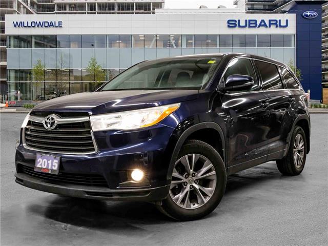 2015 Toyota Highlander 2WD 4dr LE >>No accident + Low mileage<< (Stk: 251196AAA) in North York, - Image 1 of 20