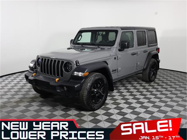 2022 Jeep Wrangler Unlimited Sport (Stk: 25J210A) in Calgary - Image 1 of 22