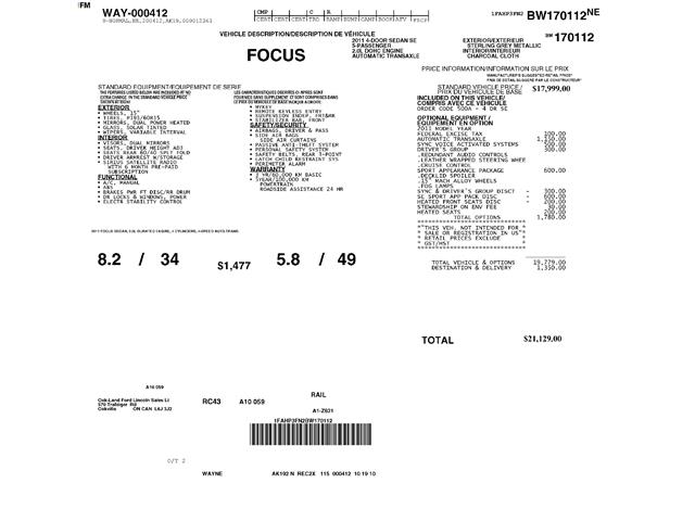 2011 Ford Focus SE (Stk: 6S012Z) in Oakville - Image 3 of 21