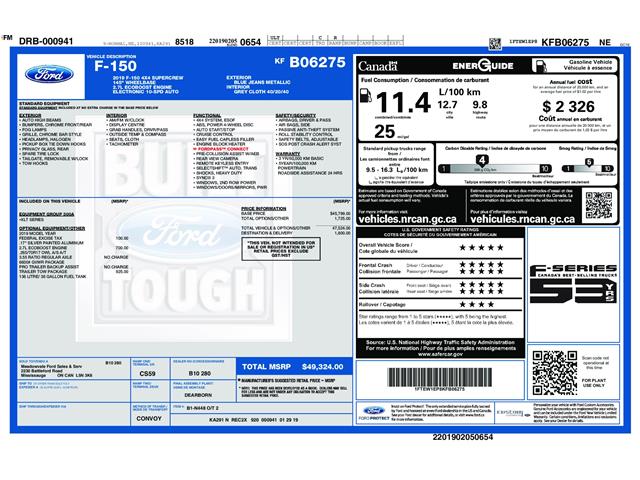 2019 Ford F-150 XLT (Stk: C014Z) in Oakville - Image 25 of 26