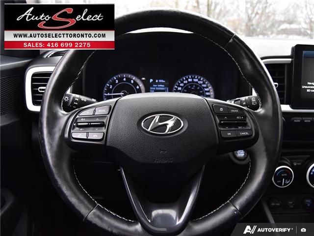 2020 Hyundai Venue Ultimate w/Black Interior (IVT) (Stk: 2TVQ82) in Scarborough - Image 16 of 28