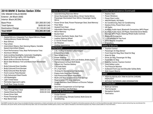 2018 BMW 330e Base (Stk: D5G045X) in Oakville - Image 4 of 27