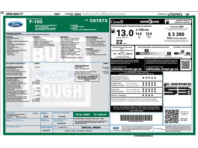 2020 Ford F-150 Lariat (Stk: D5F255A) in Oakville - Image 4 of 24