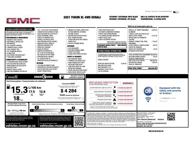 2021 GMC Yukon XL Denali (Stk: P7312) in Oakville - Image 4 of 25