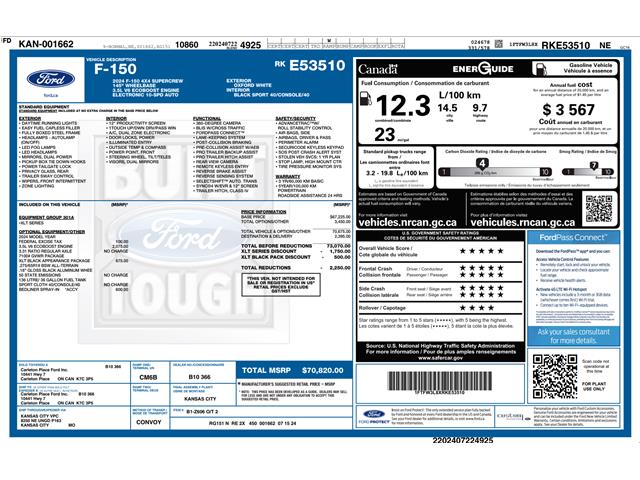 2024 Ford F-150 XLT (Stk: P7212A) in Oakville - Image 5 of 28