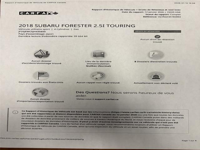 2018 Subaru Forester 2.5i Touring (Stk: 2744) in Hawkesbury - Image 20 of 20