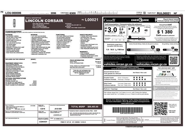 2024 Lincoln Corsair Grand Touring (Stk: P7116) in Oakville - Image 5 of 29