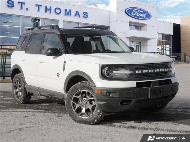 2023 Ford Bronco Sport Badlands (Stk: 6077A) in St. Thomas - Image 1 of 27