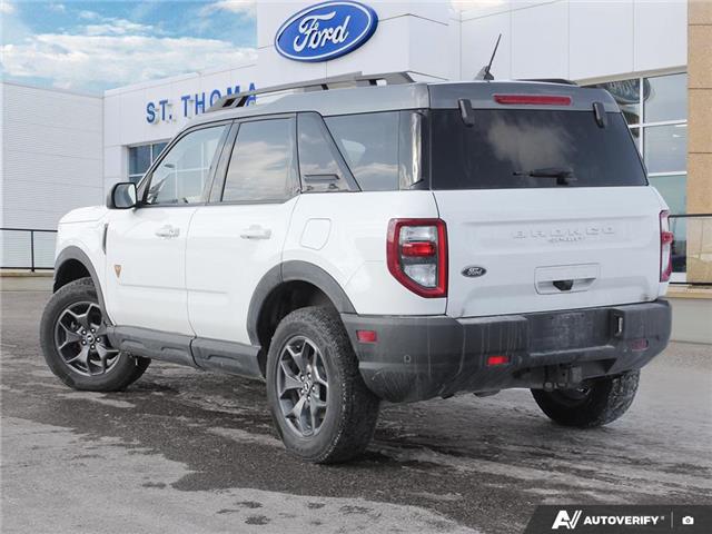 2023 Ford Bronco Sport Badlands (Stk: 6077A) in St. Thomas - Image 4 of 27