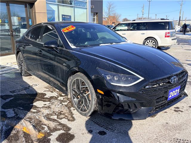 2021 Hyundai Sonata N Line (Stk: S195A) in Chatham - Image 3 of 24 2021 Hyundai Sonata N Line (Stk: S195A) in Chatham - Image 3 of 24