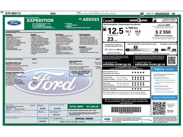 2019 Ford Expedition XLT (Stk: 5P005X) in Oakville - Image 3 of 25