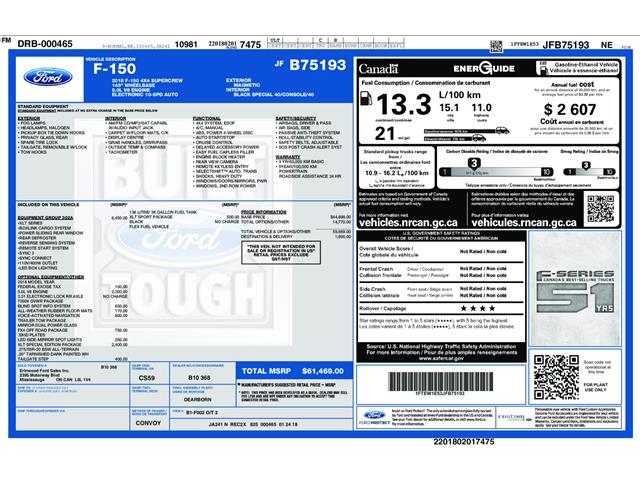 2018 Ford F-150 XLT (Stk: 4S196B) in Oakville - Image 2 of 26