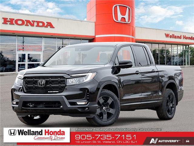 2026 Honda Ridgeline Black Edition (Stk: WN26261) in Welland - Image 1 of 26