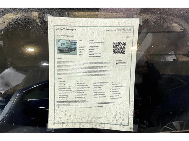 2025 Volkswagen Jetta Comfortline (Stk: 25JE4427) in Cranbrook - Image 12 of 12