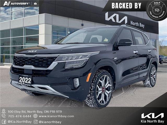 2022 Kia Seltos SX Turbo w/Burgundy Interior (Stk: 26-141A) in North Bay - Image 1 of 24