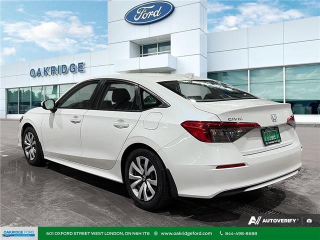 2022 Honda Civic LX (Stk: C54902A) in London - Image 4 of 29