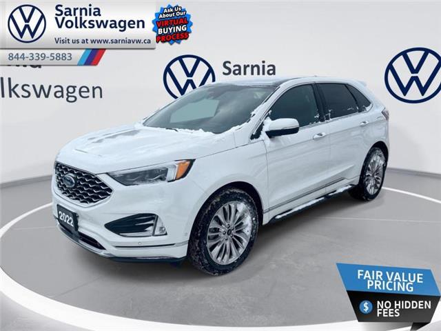 2022 Ford Edge Titanium (Stk: SVW1398) in Sarnia - Image 1 of 22