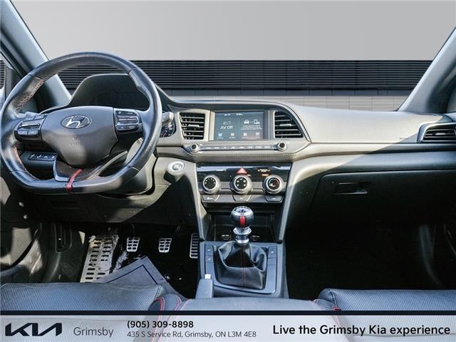 2019 Hyundai Elantra Sport | MANUAL | LEATHER |SUNROOF | CLEAN CAR FAX (Stk: U3223) in Grimsby - Image 8 of 18
