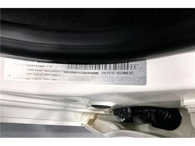 2021 Maserati Ghibli S Q4 GranSport (Stk: RU0030) in Richmond - Image 19 of 30