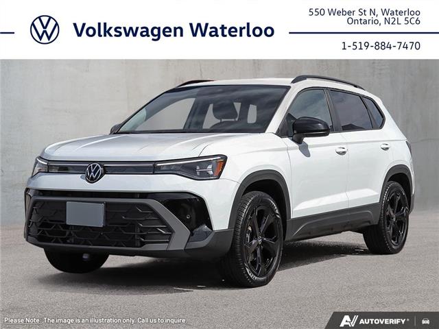 2026 Volkswagen Taos Comfortline Black Edition (Stk: 111225OE9421670) in Waterloo - Image 1 of 26