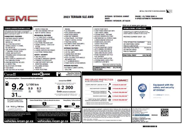 2023 GMC Terrain SLE (Stk: P236205) in Grimsby - Image 3 of 14