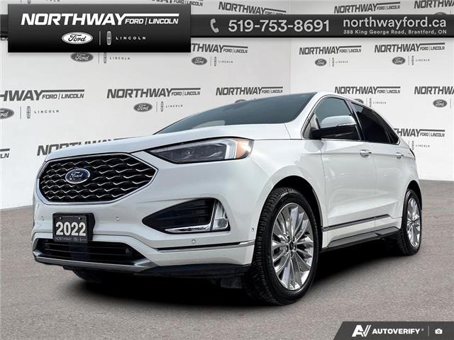 2022 Ford Edge Titanium (Stk: A1007) in Brantford - Image 1 of 23