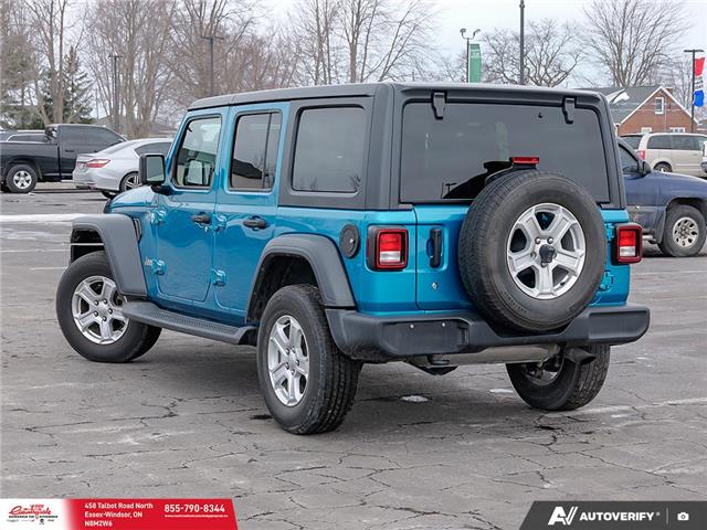 2020 Jeep Wrangler Unlimited Sport (Stk: 62592) in Essex-Windsor - Image 4 of 30
