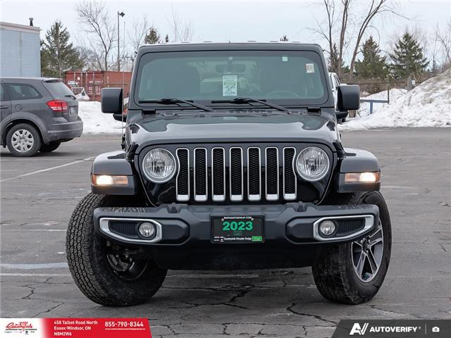 2023 Jeep Wrangler Sahara (Stk: 62593) in Essex-Windsor - Image 2 of 28